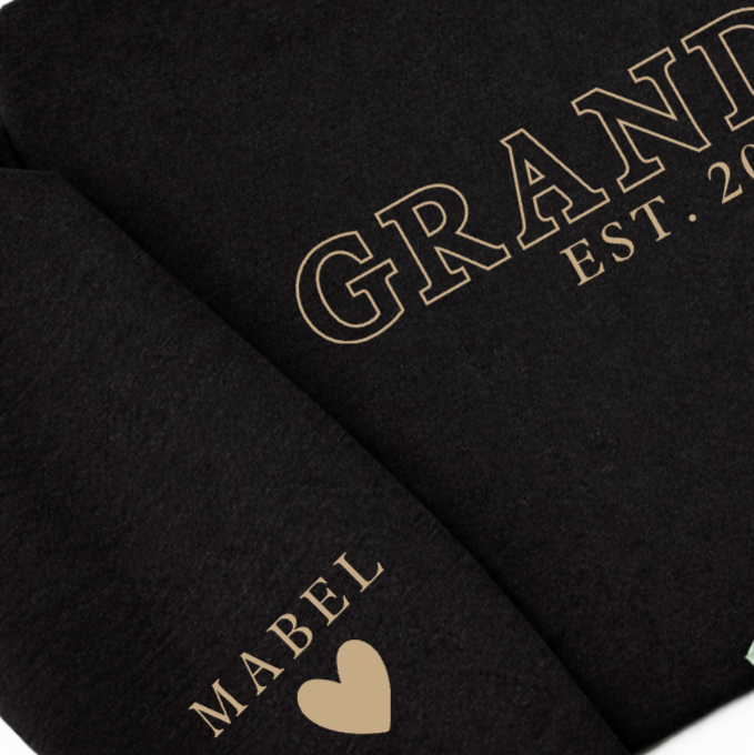 GRANDMA EST PERSONALISED HOODIE