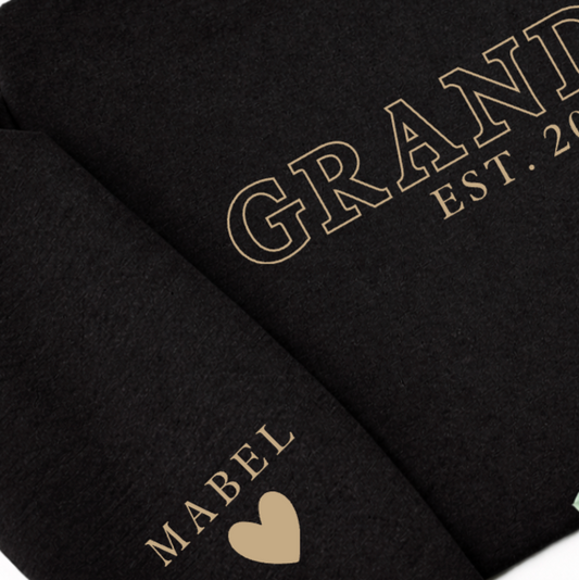 GRANDMA EST PERSONALISED HOODIE