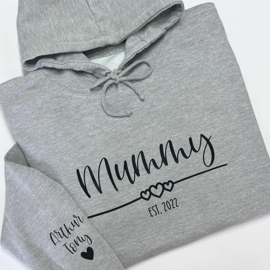 Mummy Est Personalised Hoodie