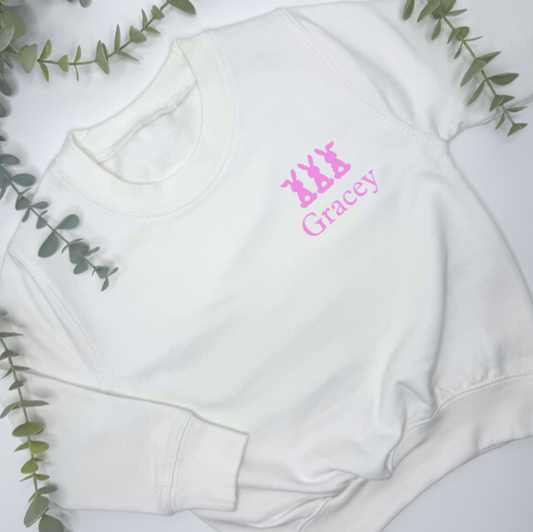 PERSONALISED BUNNY'S SWEATSHIRT