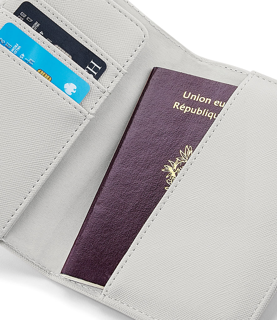 INSIDE POCKETS OF PASSPORT COVER